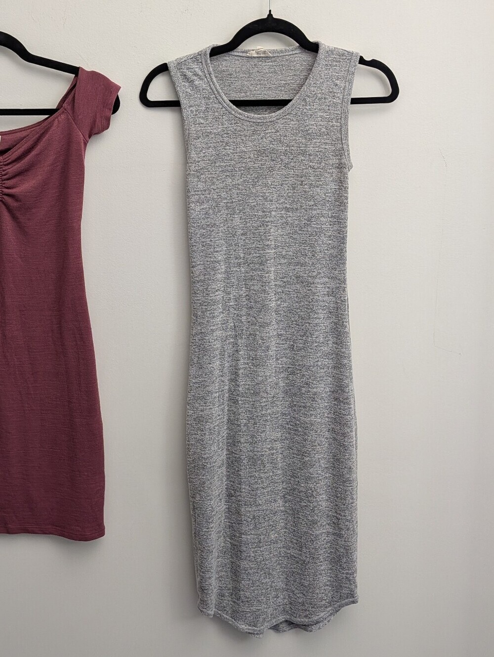Aritzia Wilfred Grey Knit Maxi Dress Size XXS